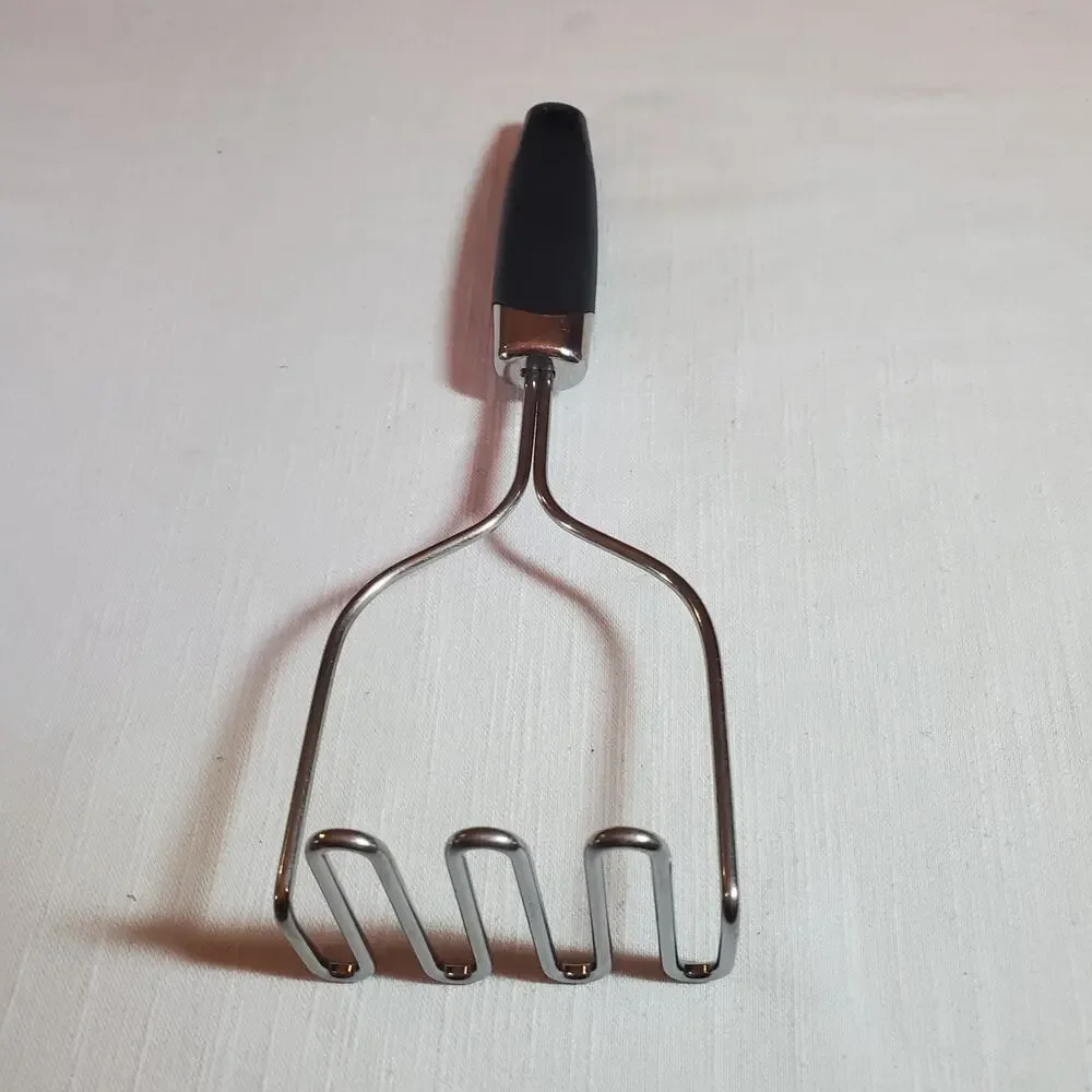 Professional Stainless Steel Potato Masher Heavy Duty Commercial Kitchen Tool